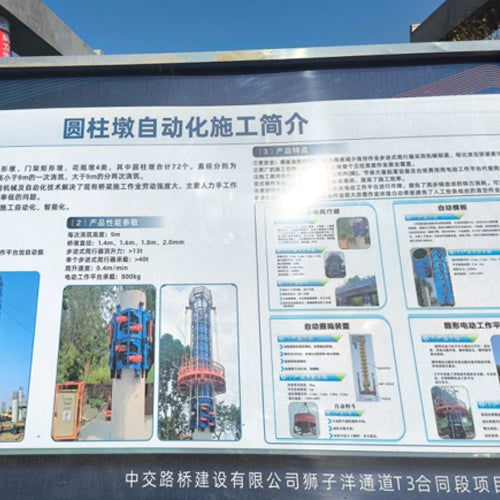 Integrated Construction Platform For Pier, Cap Beam And Tie Beam